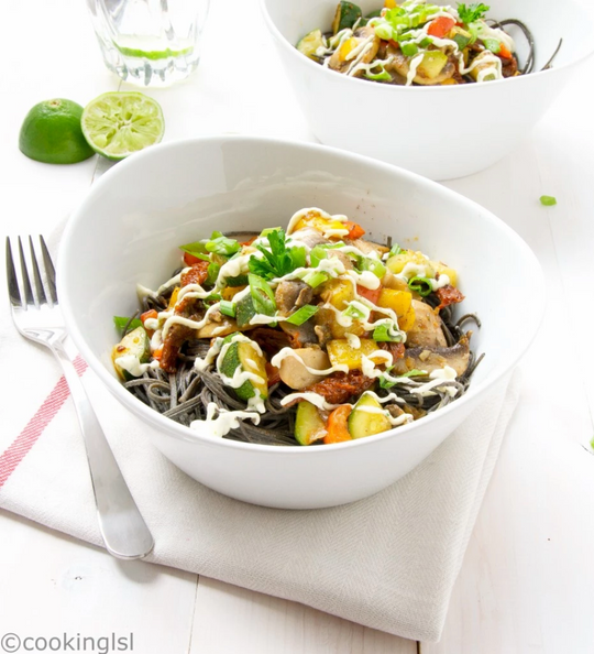 BLACK BEAN SPAGHETTI